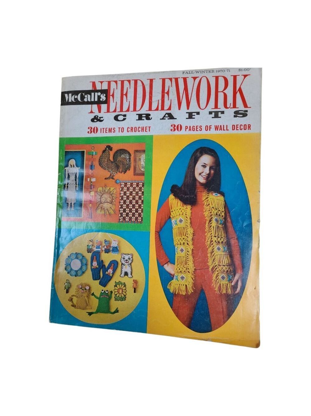 Vintage McCall's Needlework 1970s Fall Winter Magazine